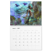 Fantasy Mermaid Calendar Kalender (Mar 2027)
