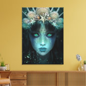 Fantasy Mermaid Canvas Afdruk (Insitu (Woonkamer))