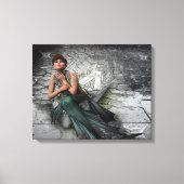 Fantasy Mermaid Fairy Tale Canvas Afdruk (Voorkant)
