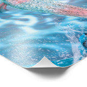 Fantasy Mermaid Foto Afdruk (Hoek)