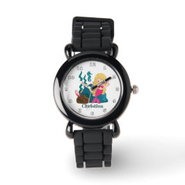Fantasy mermaid-meisjes noemen 'watch' horloge