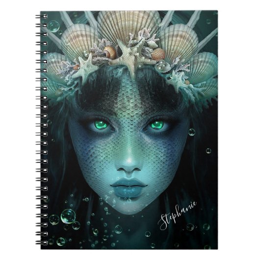 Fantasy Mermaid Notitieboek (Voorkant)