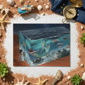 Fantasy Mermaid Ocean Cube Briefkaart