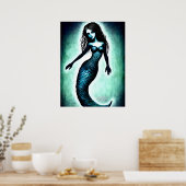 Fantasy Mermaid Poster (Keuken)