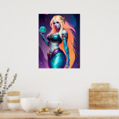 Fantasy Mermaid Poster (Keuken)