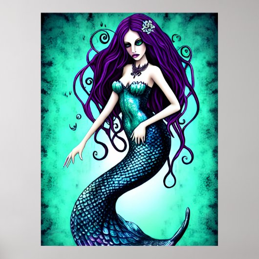 Fantasy Mermaid Poster (Voorkant)