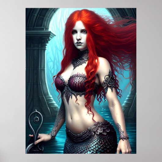 Fantasy Mermaid Poster (Voorkant)