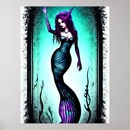 Fantasy Mermaid Poster (Voorkant)