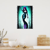 Fantasy Mermaid Poster (Keuken)