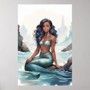 Fantasy Mermaid Poster
