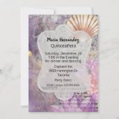 Fantasy Mermaid Quinceañera Kaart (Voorkant)