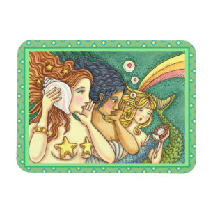 FANTASY MERMAID SISTERHOOD SHARING SECRET WISDOMS MAGNEET