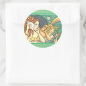 FANTASY MERMAID SISTERHOOD SHARING SECRET WISDOMS RONDE STICKER (Tas)