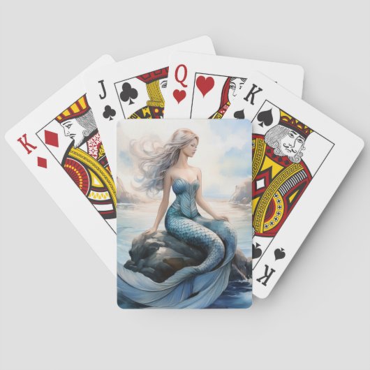 Fantasy Mermaid-speelkaarten Pokerkaarten (Achterkant)