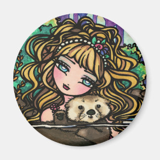 Fantasy Mermaid Zee Otter Fairy Magneet