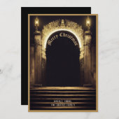 Fantasy Merry kerstvakanay Kaart (Voorkant / Achterkant)