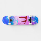 Fantasy met bloed persoonlijk skateboard (Horizontaal)