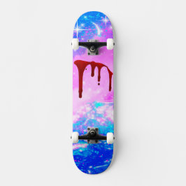 Fantasy met bloed persoonlijk skateboard