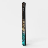 Fantasy Metalic Grunge Achtergrond Abstract Patroo Case-Mate iPhone Case (Achterkant/links)
