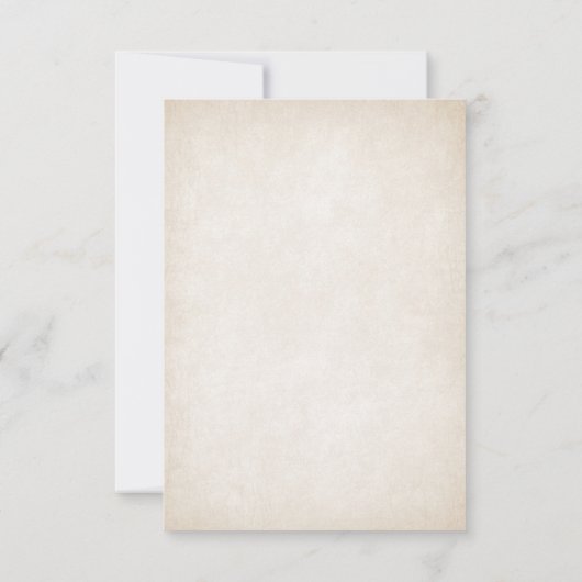 Fantasy middeleeuwse Keltische bruiloft RSVP Kaartje (Achterkant)