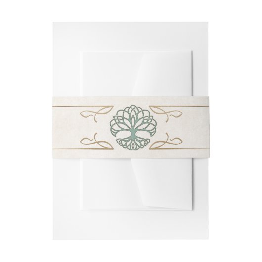 Fantasy middeleeuwse Keltische bruiloft Uitnodigingen Wikkel (Voorkant Voorbeeld)