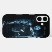 Fantasy middeleeuwse krijger in pantser illustrati Case-Mate iPhone case (Achterkant (horizontaal))
