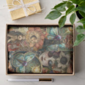 Fantasy Mixed Media Collage Decoupage Tissuepapier (Geschenk)