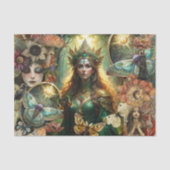 Fantasy Mixed Media Collage Decoupage Tissuepapier (Voorkant)
