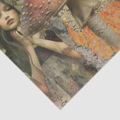 Fantasy Mixed Media Tuin Collage Decoupage Tissuepapier (Detail)