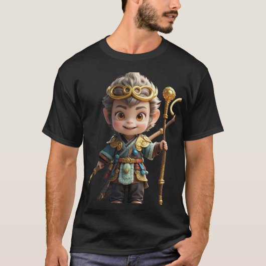 Fantasy Monkey Wukong T-shirt (Voorkant)
