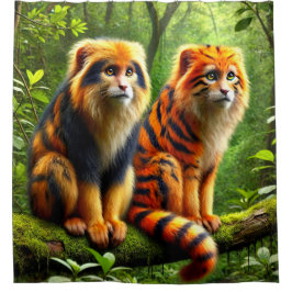 Fantasy Monkeys Douchegordijn