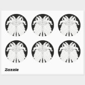 Fantasy Monster Ronde Sticker (Vel)