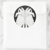 Fantasy Monster Ronde Sticker (Tas)