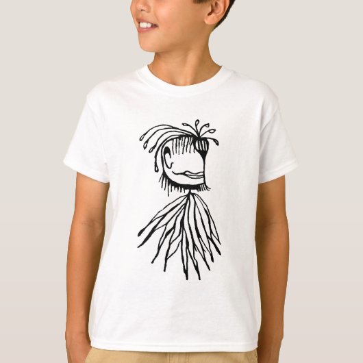 Fantasy monster schetst t-shirt (Voorkant)