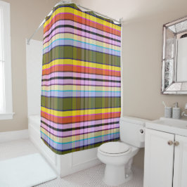 Fantasy Mood Plaid LD Douchegordijn