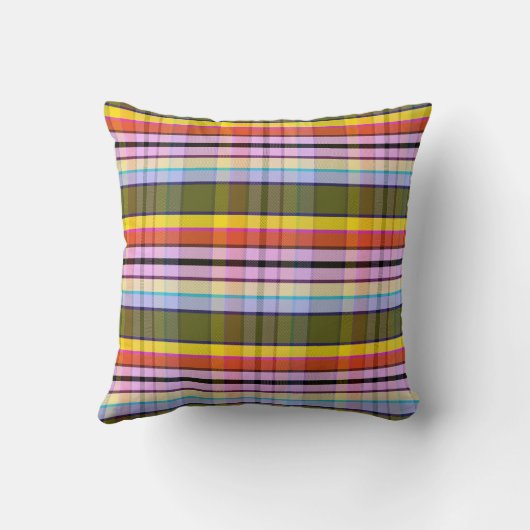 Fantasy Mood Plaid LD Kussen (Achterkant)