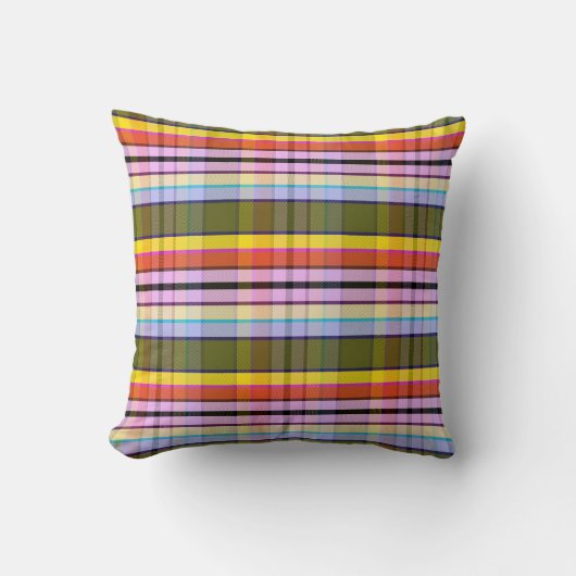 Fantasy Mood Plaid LD Kussen (Voorkant)