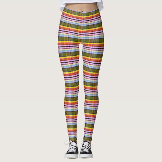 Fantasy Mood Plaid LD Leggings (Voorkant)
