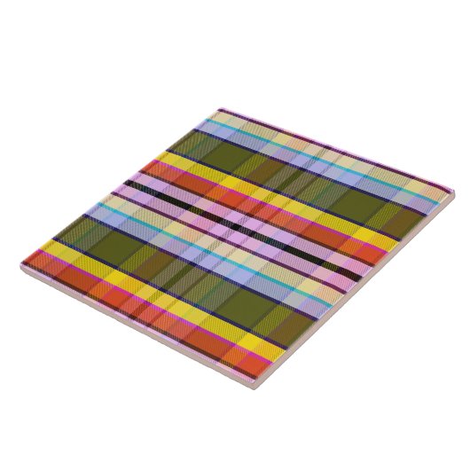 Fantasy Mood Plaid LD Tegeltje (Zijkant)