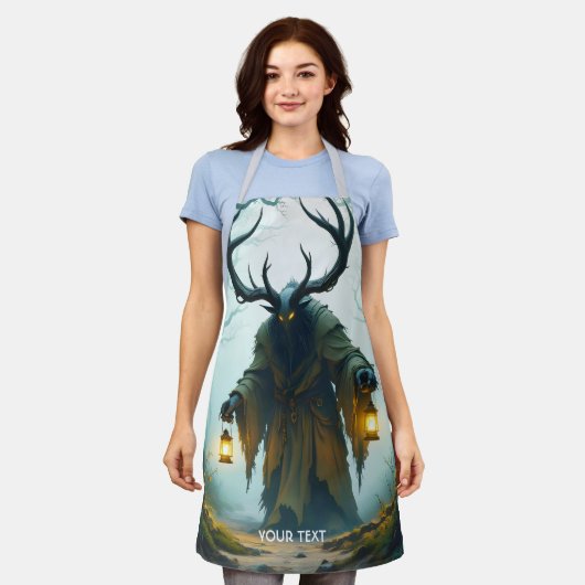 Fantasy Mooie Kolossale Schaduwrijke Reus Schort (Gedragen)