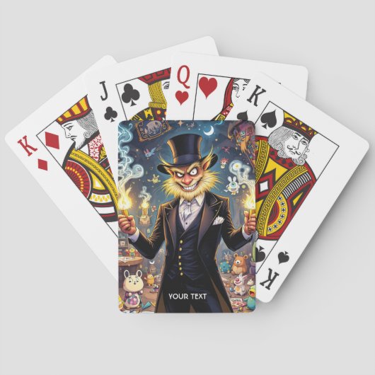 Fantasy Mooie Super Slechterik Speelgoed Pokerkaarten (Achterkant)