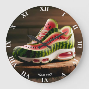 Fantasy Mooie Watermeloen Sport Schoenen Grote Klok