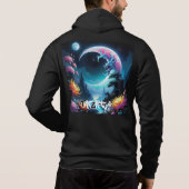 Fantasy Moon Dragon Hoodie (Achterkant)