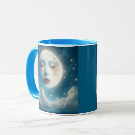 Fantasy moon mug mok (Voorkant links)