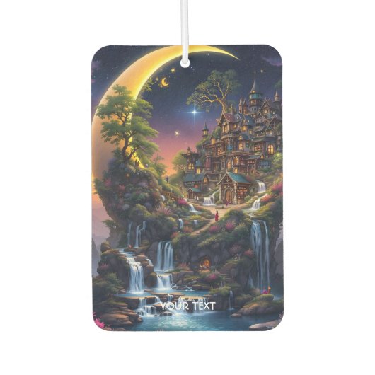 Fantasy Moon Waterfall Forest Luchtverfrisser (Voorkant)