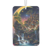 Fantasy Moon Waterfall Forest Luchtverfrisser (Achterkant)