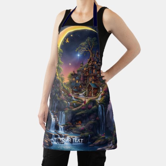 Fantasy Moon Waterfall Forest Schort (Insitu)