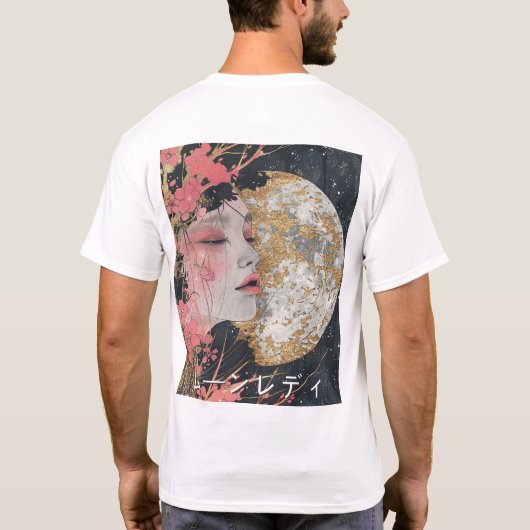 Fantasy Moonlady Nao Mūnredi ムーンレディ Tshirt Custom (Achterkant)