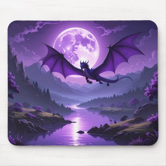 Fantasy Moonlight Mouse Pad for Gamers & Creators Muismat (Voorkant)