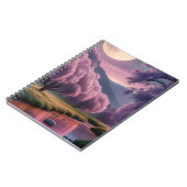 Fantasy Moonlit River Dreamscape Illustration Notitieboek (Linkerzijde)